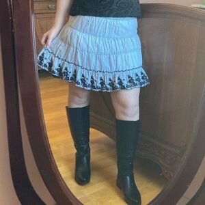 Women’s Elegant Black and White Skirt (Brand: Joe Benbasset - Size M)